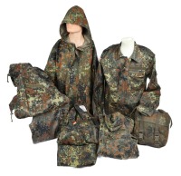 German Flecktarn Camouflage Uniform Items