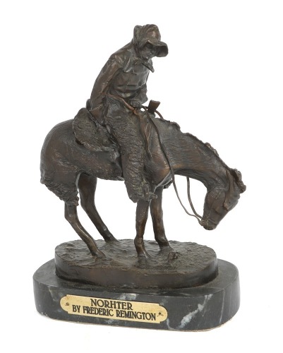 Frederic Remington Bronze Figurine