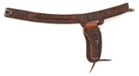 Unmarked Tooled Buscadero Holster