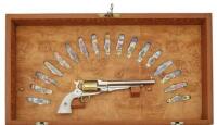 Engraved Remington Model 1858 Army Percussion Revolver by Pietta