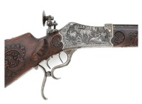 Stunning High Art Engraved Stiegele Martini Schuetzen Rifle - 4