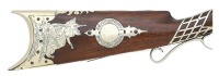 Ohio Percussion Buck And Ball Combination Gun With Extensive German Silver Inlay By J.W. McIlroy - 2