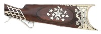 Ohio Percussion Buck And Ball Combination Gun With Extensive German Silver Inlay By J.W. McIlroy - 3