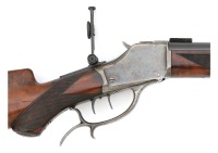 Attractive Winchester Model 1885 High Wall Deluxe Schuetzen Rifle With Niedner Barrel - 2