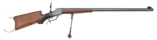 San Francisco Winchester Model 1885 High Wall Schuetzen Rifle By O.A. Bremer