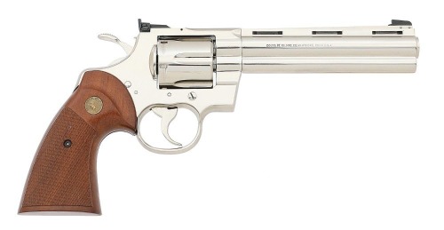 Wonderful Colt Python Double Action Revolver With Original Box