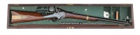 Very Rare & Important Cased Sharps Model 1851 Percussion Sporting Carbine Of Prominent Fur Trader Pierre Chouteau, Jr.