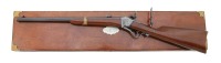 Very Rare & Important Cased Sharps Model 1851 Percussion Sporting Carbine Of Prominent Fur Trader Pierre Chouteau, Jr. - 2