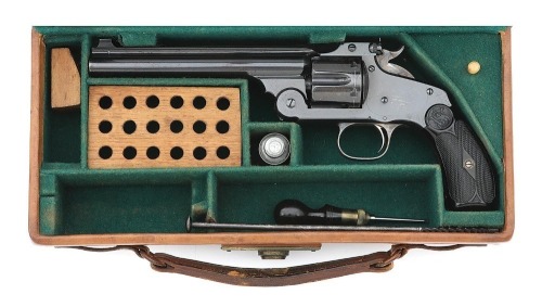 British Proofed And Cased Smith & Wesson New Model No. 3 Target Revolver