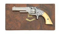 Fine Factory Engraved Smith & Wesson No. 1 Second Issue Revolver - 3