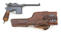 Austro-Hungarian Contract Mauser C96 Semi-Auto Pistol With Stock Rig & Air Force Unit Marking