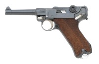 Scarce German Police-Rebarreled P.08 Luger Pistol By DWM