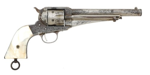 Fine Factory Engraved Remington Model 1875 Single Action Army Revolver