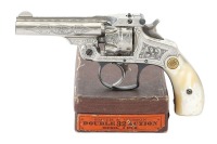 Interesting Engraved Smith & Wesson 32 Double Action Revolver With Box