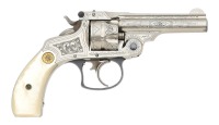 Interesting Engraved Smith & Wesson 32 Double Action Revolver With Box - 3