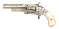 Engraved & Cased Smith & Wesson No. 1 1/2 Second Issue Revolver - 2