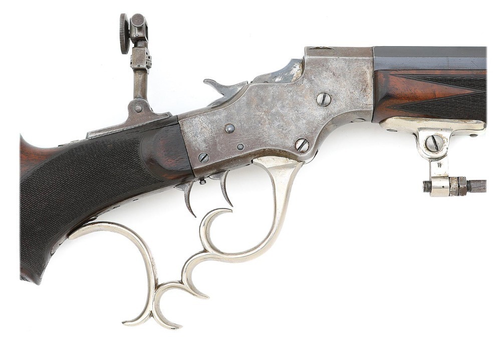 Pope Rifles Rare Stevens-Pope Special Pope Model Muzzleloading Rifle On A No. 44 Action