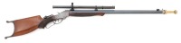 Attractive Stevens No. 52 Ideal Schuetzen Junior Muzzleloading Rifle With Factory Scope