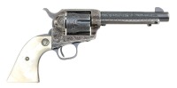 Lovely Helfricht Factory Engraved Colt Single Action Army Revolver - 2