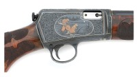 Wonderful Angelo Bee Engraved Winchester Model 63 Semi-Auto Rifle - 4