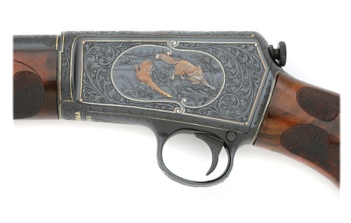 Wonderful Angelo Bee Engraved Winchester Model 63 Semi-Auto Rifle