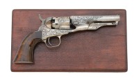 Lovely Cased And Factory Engraved Colt Model 1862 Police Revolver - 2