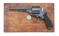 Cased Adams Model 1867A Double Action Revolver Identified To Major John Rose - 2