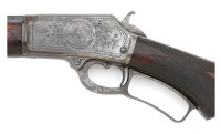 Factory Engraved Marlin Model 1889 Deluxe Lever Action Rifle - 4