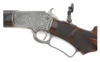 Scarce Factory Engraved Antique Marlin Model 1897 Deluxe Lever Action Rifle - 5