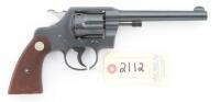 Colt Official Police Double Action Revolver