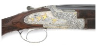 Exceptional Browning Superposed P4 Presentation Grade Over Under Shotgun - 3