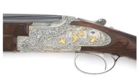 Exceptional Browning Superposed P4 Presentation Grade Over Under Shotgun - 4