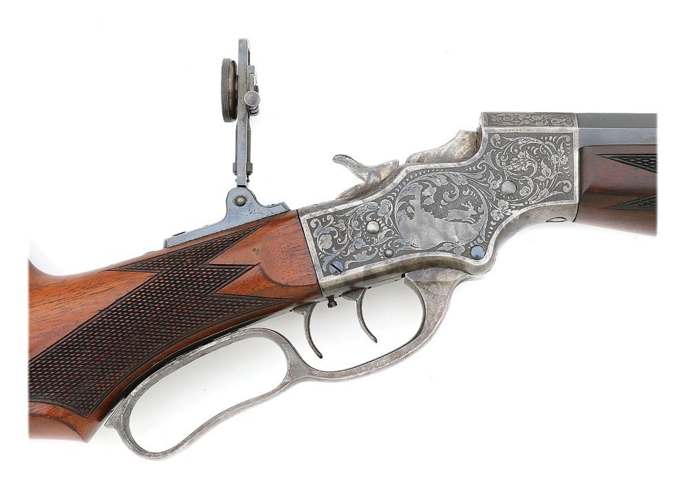 Stevens Ideal No. 49 Walnut Hill Sporting Rifle With Factory Etched Frame