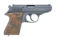 Interesting Engraved Walther PPK Semi-Auto Pistol - 3