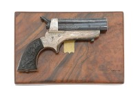 Cased And Factory Engraved Tipping & Lawden Sharps Patent Pepperbox - 2