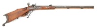 German Reverse Lock Percussion Schuetzen Rifle By Coster