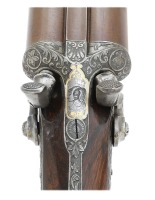 Interesting Bar-In-Wood Snap Action Double Hammergun By H. G. Cordes - 3