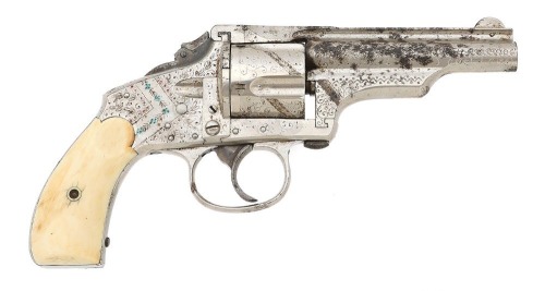 Factory Engraved Merwin, Hulbert & Co. Medium Frame Double Action Revolver