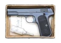 Colt Model 1903 Pocket Hammerless Semi-Auto Pistol With Box