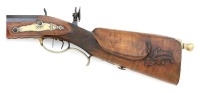 German Large Bore Fullstock Percussion Rifle By Kraus With Kehl Lock - 2