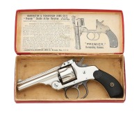 Extremely Rare Harrington & Richardson Premier Rebounding Hammer Revolver With Original Box