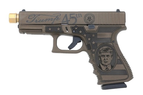 Consecutively Numbered Glock 19 “Donald Trump 45th President” Limited Edition Semi-Auto Pistol