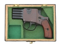 Rare August Schuler Reform Sliding Stack Barrel Pistol