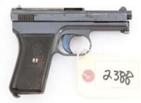 Mauser Model 1910 Semi-Auto Pistol