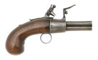 Interesting Unmarked Four-Barrel Flintlock Pocket Pistol