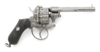 Belgian Lefaucheux Patent 12-Shot Double Action Pinfire Revolver