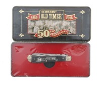 Schrade Old Timer Model 940TBLT Trapper 50TH Anniversary Knife Tin