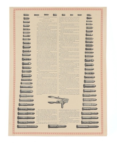 Winchester Arms Advertising Broadside