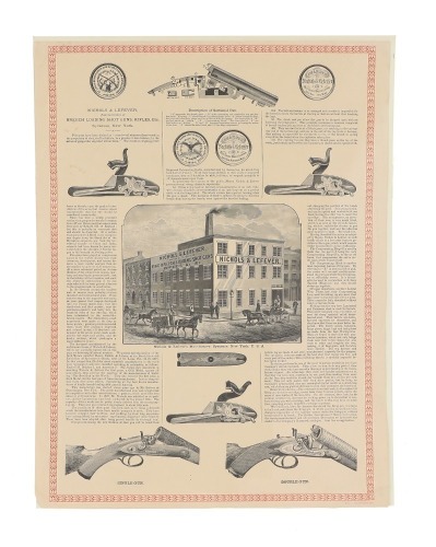 Nichols & Lefever Advertising Broadside