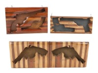 Handcrafted Wooden Pistol Display Boxes